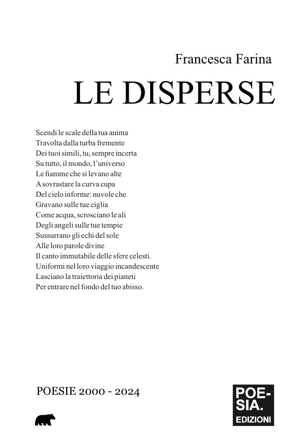 copertina le disperse farina francesca copertina le disperse farina francesca