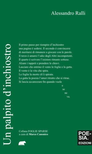 copertina un palpito d'inchiostro ralli alessandro